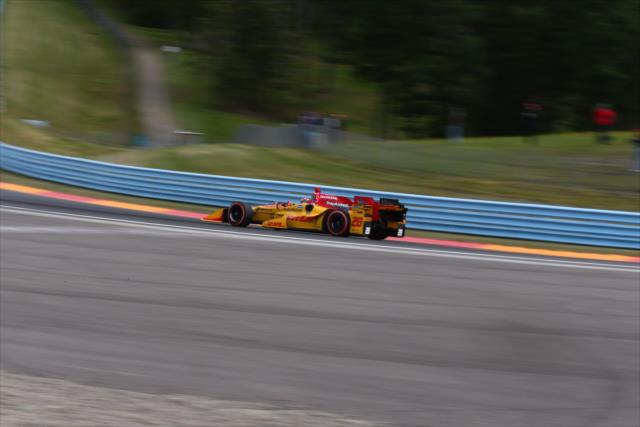 Ryan Hunter-Reay sails out of Turn 8 during qualifications for the INDYCAR Grand Prix at The Glen -- Photo by: Bret Kelley