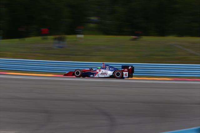Conor Daly rolls out of Turn 8 during qualifications for the INDYCAR Grand Prix at The Glen -- Photo by: Bret Kelley