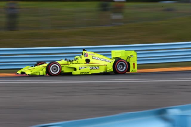 Simon Pagenaud rolls into Turn 8 during qualifications for the INDYCAR Grand Prix at The Glen -- Photo by: Bret Kelley