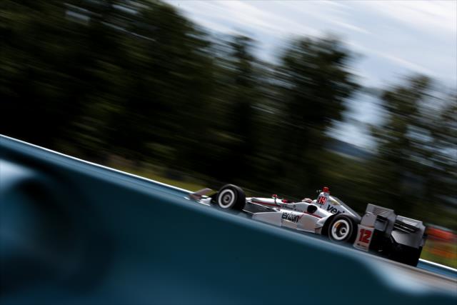 Will Power on course during practice for the INDYCAR Grand Prix at The Glen from Watkins Glen International -- Photo by: Joe Skibinski