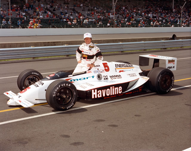 Mario Andretti, #5, Kmart/Havoline, Lola, Chevrolet Indy -- Photo by: No Ph...